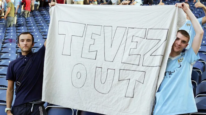 Ani někteří fanoušci už Tevéze v City nechtějí