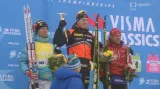 Květinový ceremoniál po skončení Jizerské padesátky 2016