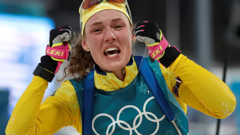 Slavící Švédka Hanna Öbergová