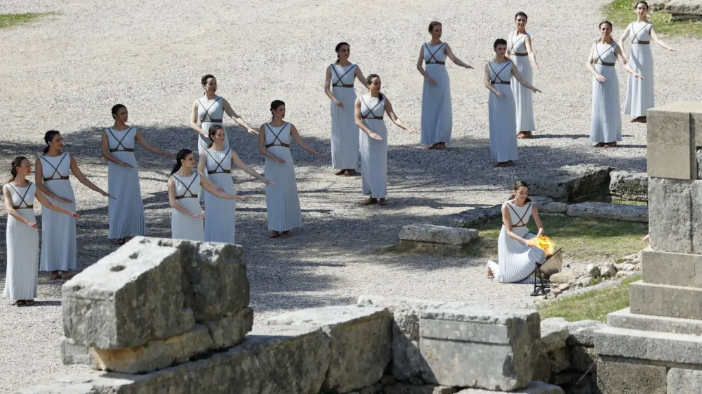 Zapálení olympijského ohně