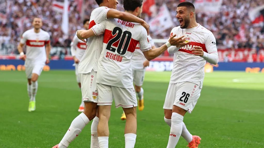 Radost hráčů Stuttgartu