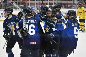 Finské hokejistky slaví postup do semifinále