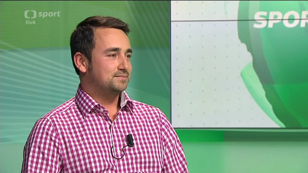 Host Sportovních zpráv: Redaktor ČT Viktor Tamayo