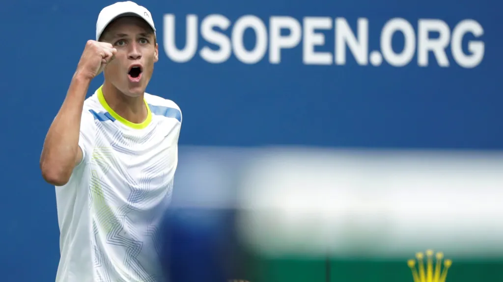 Jonáš Forejtek na juniorském US Open