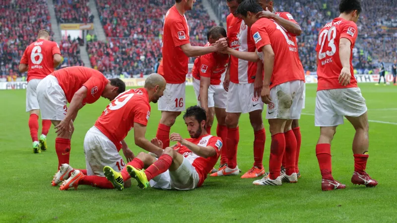 Radost hráčů Mohuče