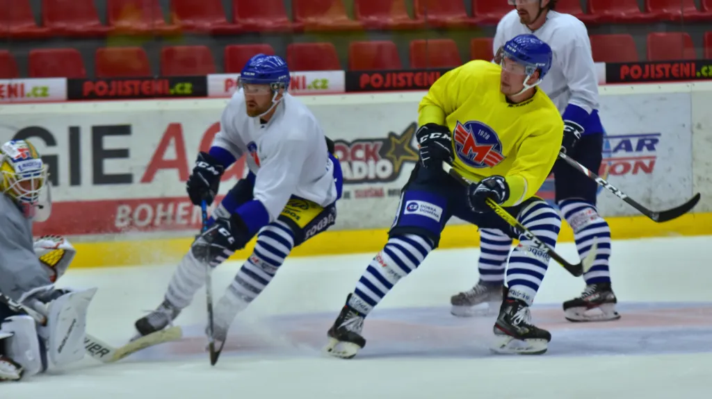 Hokejisté Českých Budějovic v přípravě