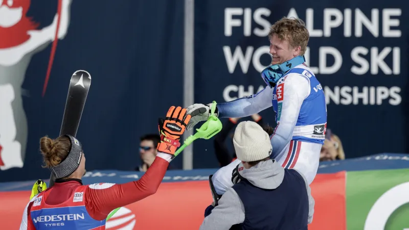 Timon Haugan vyhrál SP ve slalomu