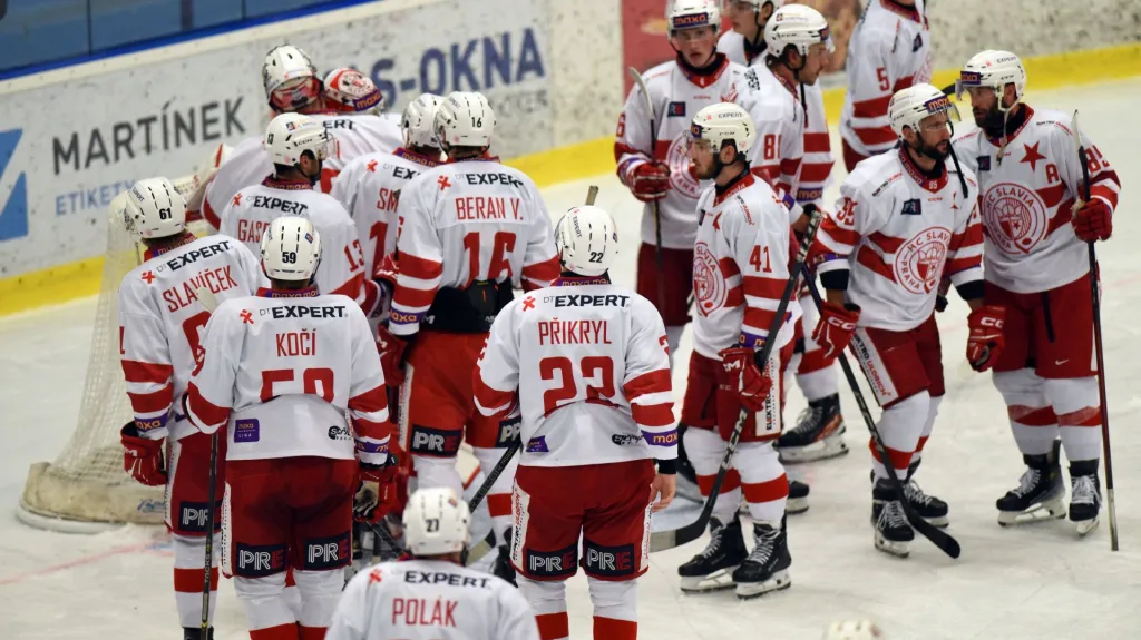 Hokejisté Slavie Praha