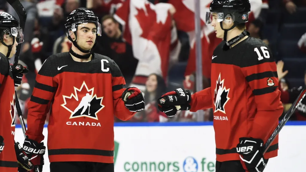 Radost hokejistů Kanady