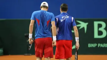Radek Štěpánek a Tomáš Berdych