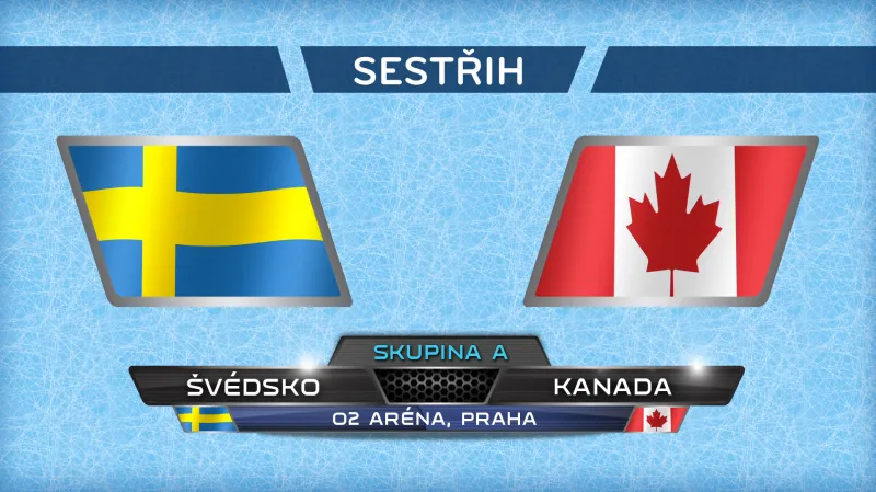 Sestřih utkání Švédsko - Kanada