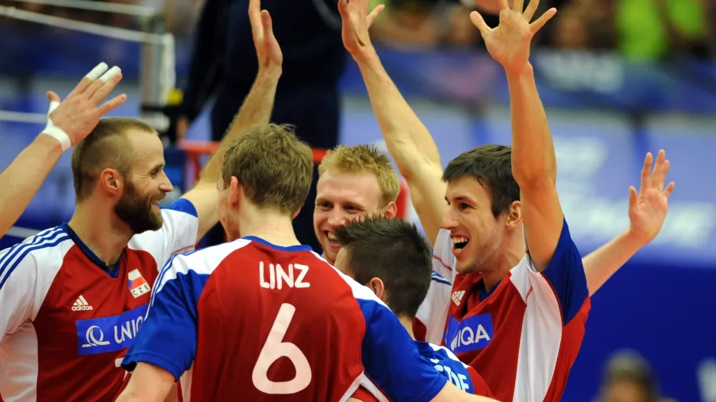 Radost českých volejbalistů