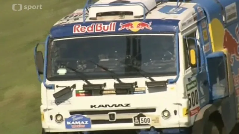Kamiony v 13. etapě Rallye Dakar
