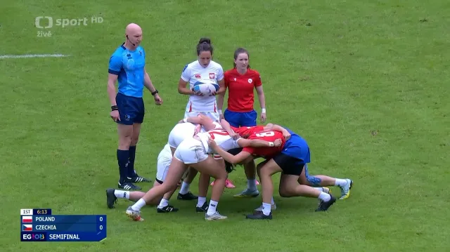 Sestřih semifinále v sedmičkovém ragby Polsko – Česko