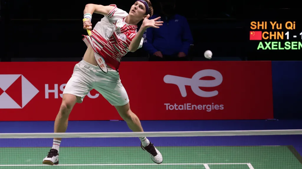 Dánský badmintonista Viktor Axelsen
