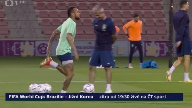 Neymar už s Brazilci trénuje a chystá se na Koreu
