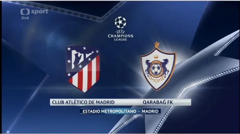 Sestřih utkání Atlético Madrid - Karabach