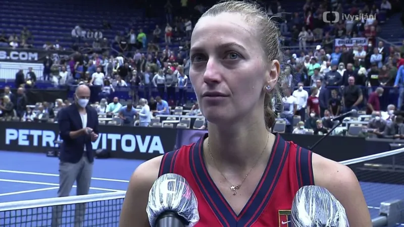 Závěr utkání Kvitová - Teichmannová a ohlas české hráčky