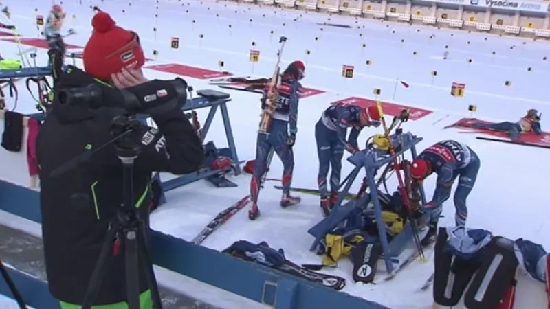 Před startem biatlonového SP v Novém Městě