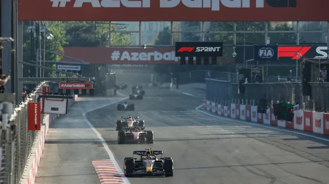 Pérez byl ve sprintu v Baku nejrychlejší