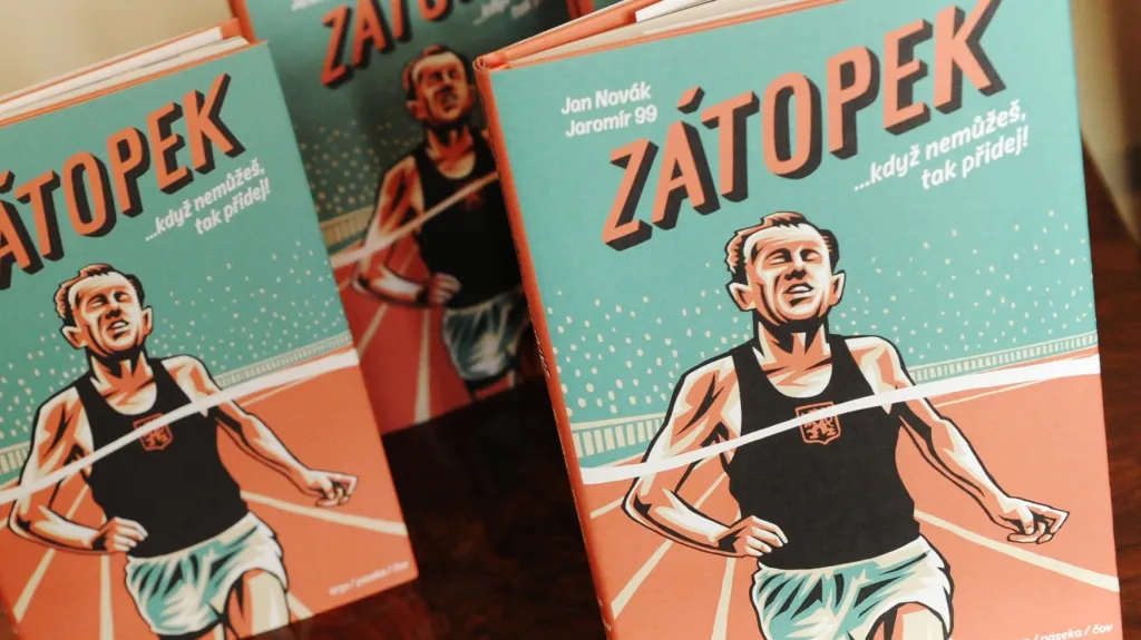 Kniha komiksů o Emilu Zátopkovi