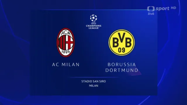 Sestřih utkání AC Milán – Borussia Dortmund