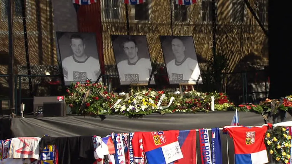 Pietní akt na Staroměstském náměstí v Praze