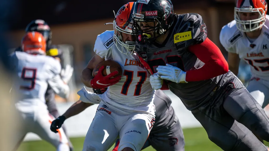 Utkání Vysočina Gladiators - Prague Lions