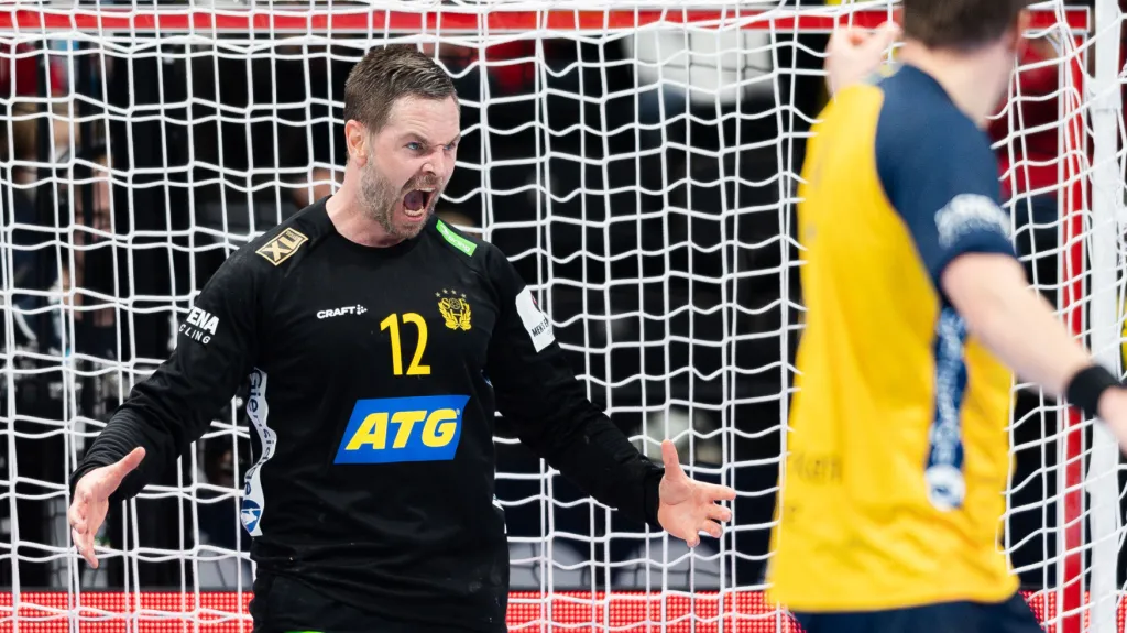 Švédský brankář Andreas Palicka