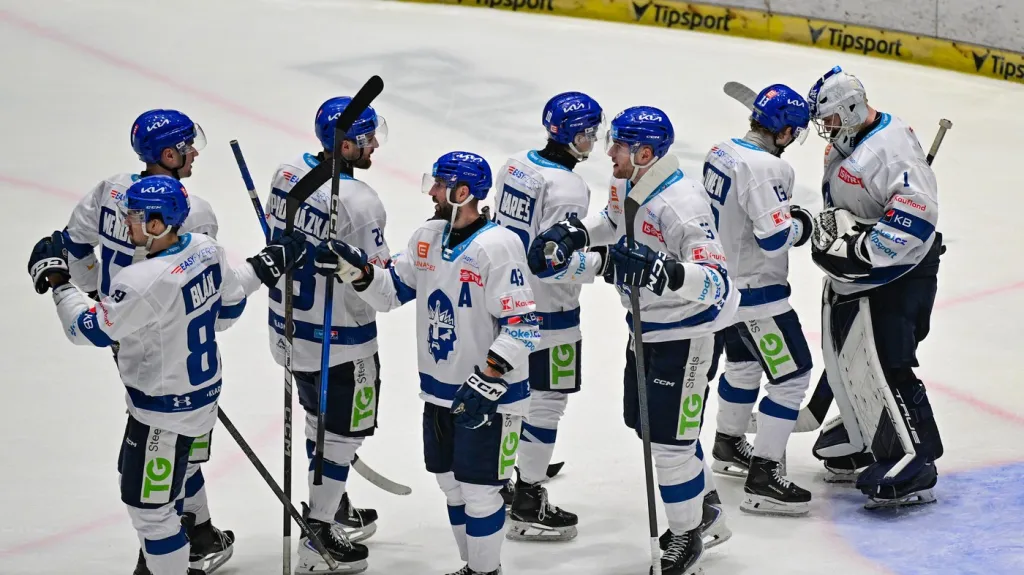 Hráči Kladna se těší z výhry