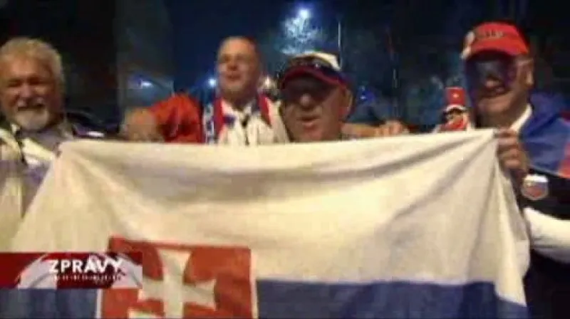 Slovenští fanoušci bujaře oslavovali postup do osmifinále