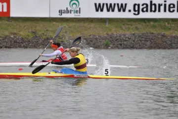 Jana Šebestová ve finále kajakářek na 200 metrů