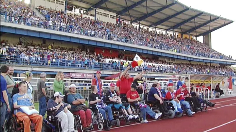 Fanoušci plzeňské Viktorie