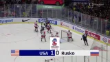 Gól v utkání USA – Rusko: Robertson - 2:0 (37. min.)