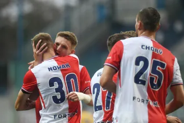 Radost fotbalistů Slavie