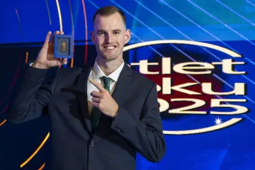 Jan Štefela ovládl anketu Atlet roku 2025