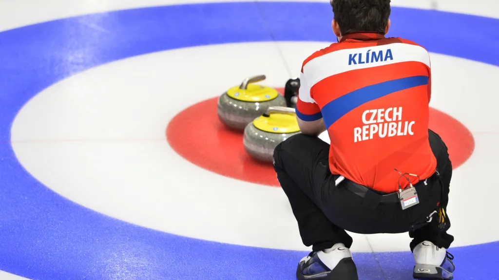 Reprezentační curler Lukáš Klíma