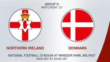 Sestřih utkání Severní Irsko – Dánsko
