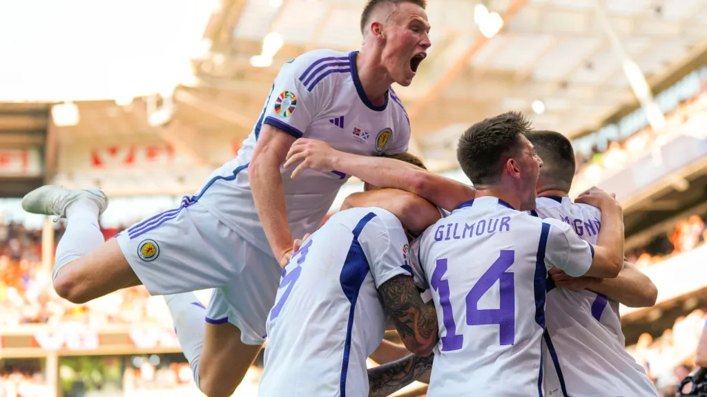 Radost fotbalistů Skotska