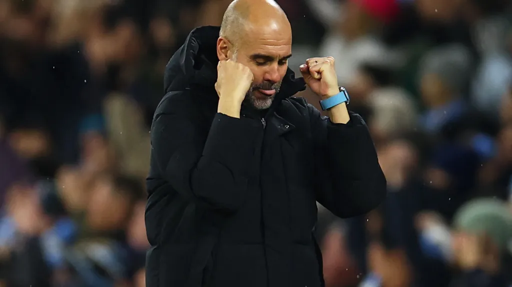 Trenér Manchesteru City Pep Guardiola