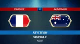 Sestřih utkání Francie - Austrálie