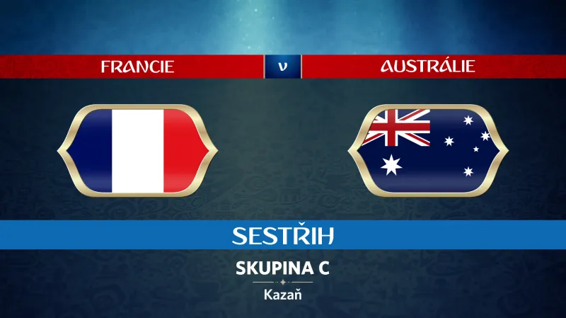 Sestřih utkání Francie - Austrálie