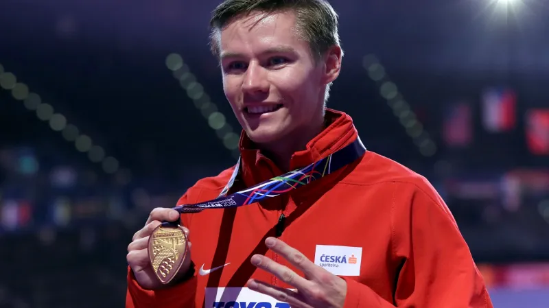 Pavel Maslák se zlatou medailí