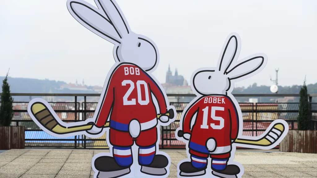Králíci z klobouku, maskoti hokejového šampionátu