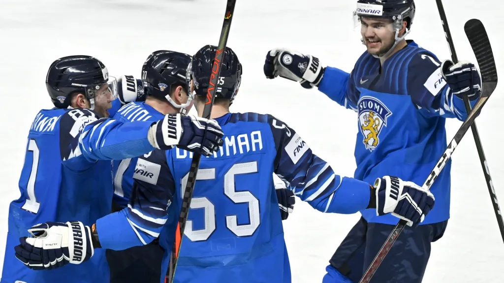 Radost finských hokejistů