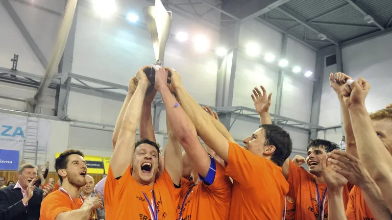 Ostravští volejbalisté s titulem