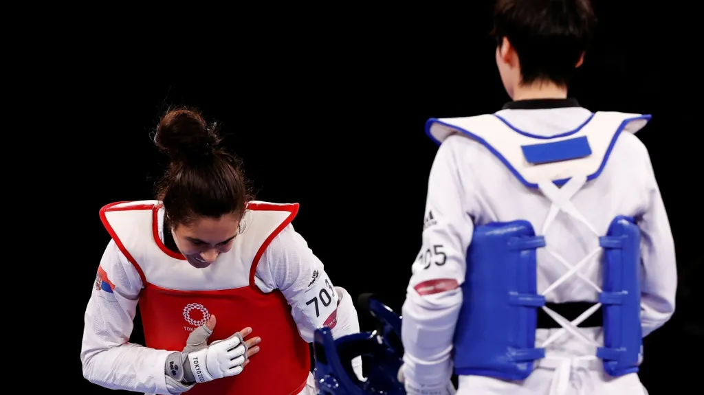 Zápas Mandičová - Leeová