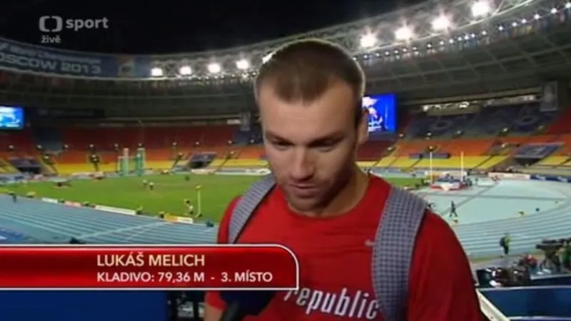 Reakce Lukáše Melicha po skončení kladivářského finále
