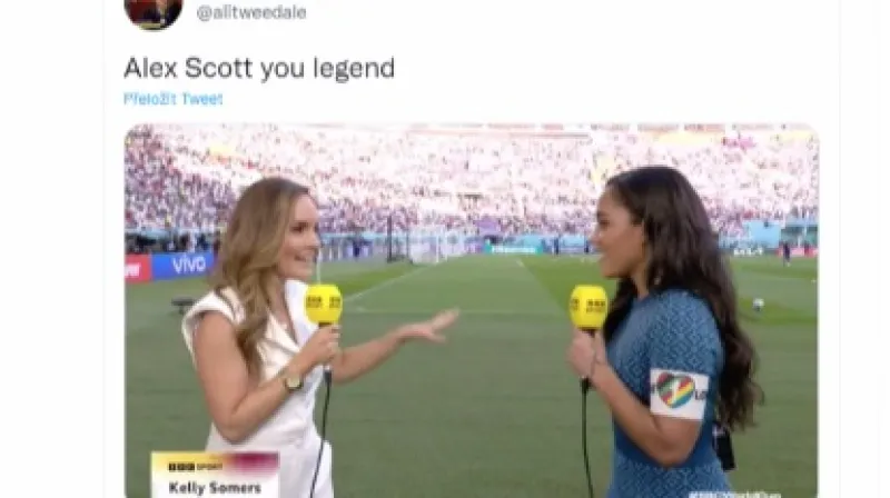 Duhovou symboliku propagují v Kataru i novináři