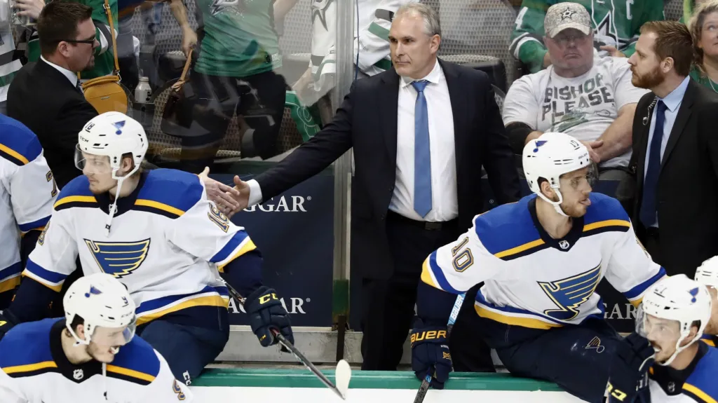 Radost hokejistů St. Louis